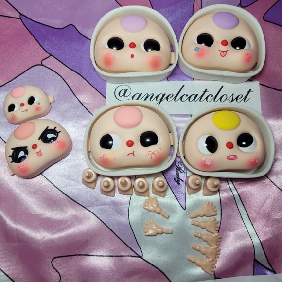 Unbranded Other - Read Desc Baby Three Plush Toy 100% Face Lot Parts Hands Feet Custom Labubu Y2K